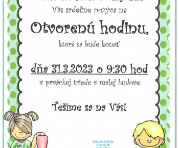 Aktuality / Otvorená hodina v Základnej škole Dolný Pial 