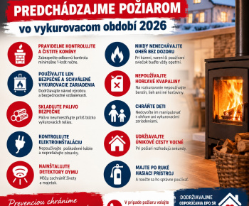 Aktuality / Opatrenia na predchádzanie vzniku požiarov vo vykurovacom období  - foto